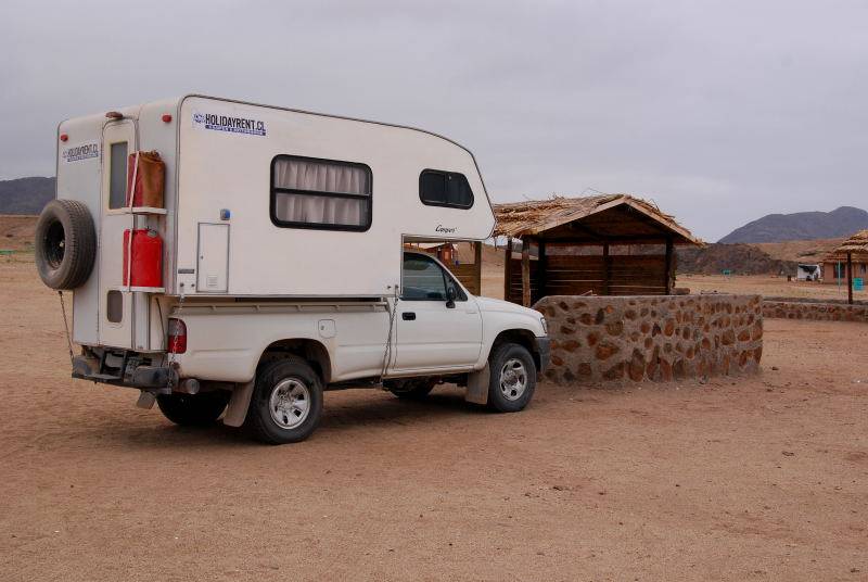 Camping Los Pinguines near Caleta Pan de Azucar Chile