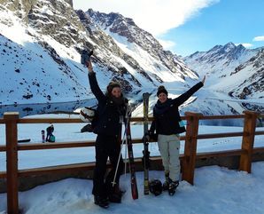 Ski trip by camper Ski trip by camper